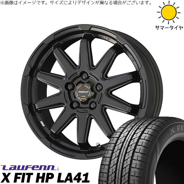 ラウフェン Xフィット HP LA41 215/60R17 ＋ サーキュラー C10S マットブラック 17インチ 7.0J +48 5H114.3P サマー・ホイール4本セット。1枚目。