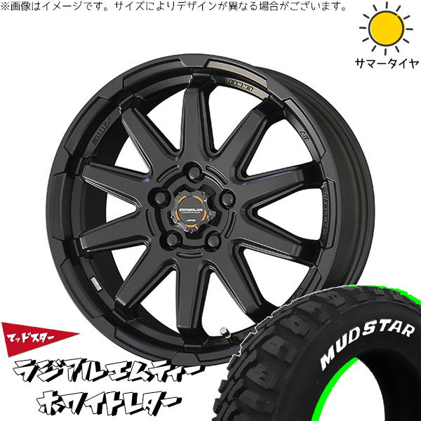 マッドスター ラジアルMT 215/60R16 ＋ サーキュラー C10S マットブラック 16インチ 6.5J +38 5H114.3P サマー・ホイール4本セット。1枚目。