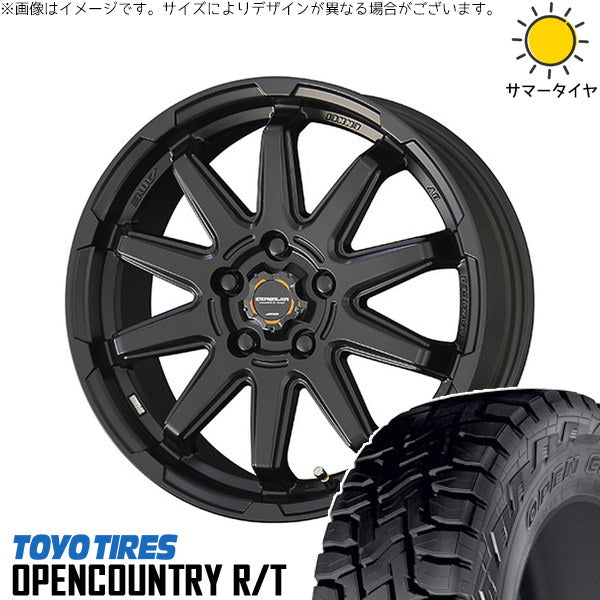 トーヨータイヤ オープンカントリー R/T 215/65R16 ＋ サーキュラー C10S マットブラック 16インチ 6.5J +38 5H114.3P サマー・ホイール4本セット。1枚目。