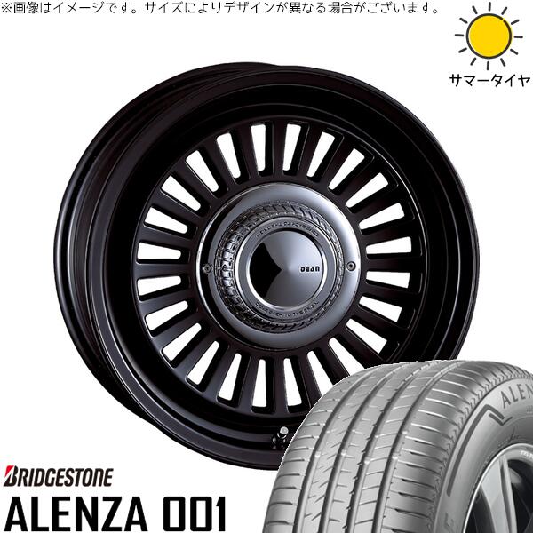 ブリヂストン アレンザ001 (ALENZA001) 215/65R16 ＋ ディーン カリフォルニア マットブラック 16インチ 6.5J +38 6H139.7P サマー・ホイール4本セット。1枚目。