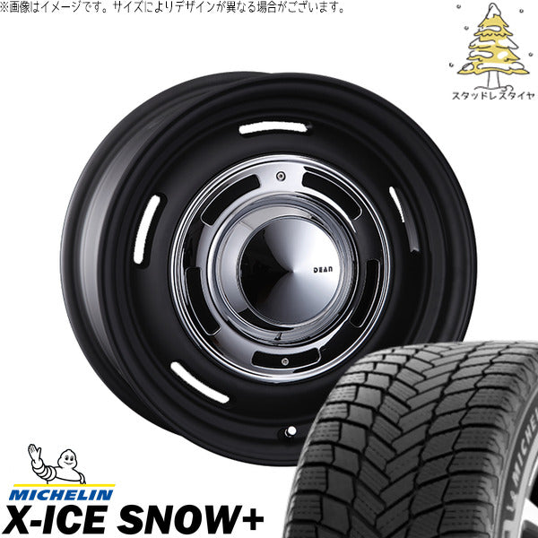 ミシュラン エックスアイス スノー+ 265/65R17 ＋ ディーン クロスカントリー マットブラック 17インチ 8J +20 6H139.7P スタッドレス・ホイール4本セット。1枚目。