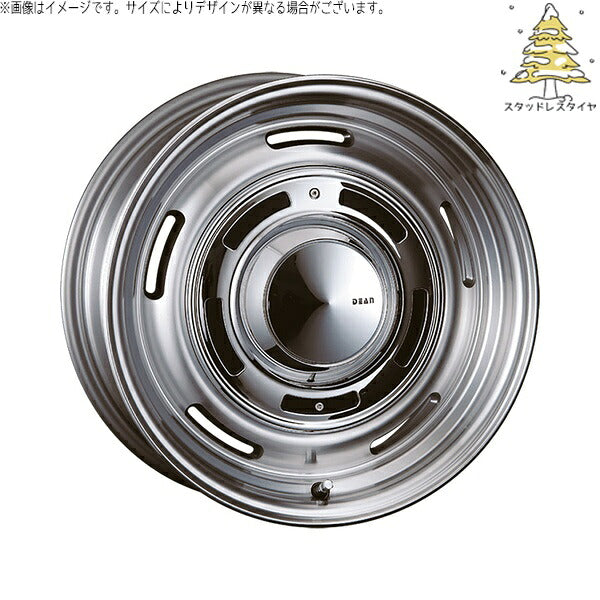 輸入スタッドレスタイヤ（銘柄指定不可） 215/50R17 ＋ ディーン クロスカントリー バーニッシュグレー 17インチ 7.0J +38 5H114.3P ホイール4本セット。1枚目。