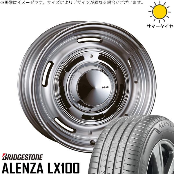 ブリヂストン アレンザ LX100 (ALENZA LX100) 235/60R18 ＋ ディーン クロスカントリー バーニッシュグレー 18インチ 8J +35 5H114.3P サマー・ホイール4本セット。1枚目。