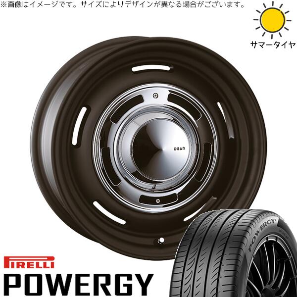 ピレリ パワジー 185/65R15 ＋ ディーン クロスカントリー マットブラック 15インチ 6J +42 4H100P サマー・ホイール4本セット。1枚目。
