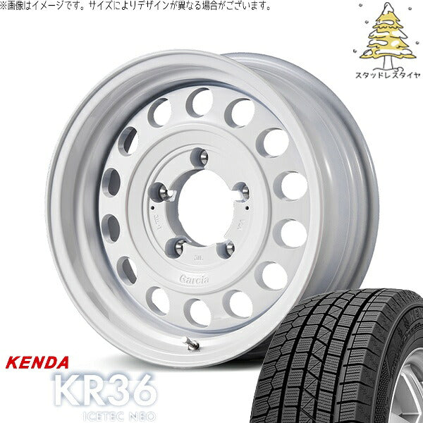 ケンダ アイステックネオ KR36 (ICETEC NEO KR36) 215/70R16 ＋ MIDホイール ガルシア シスコ タイプ2 オールドイングリッシュホワイト 16インチ 5.5J +20 5H139.7P スタッドレス・ホイール4本セット。1枚目。