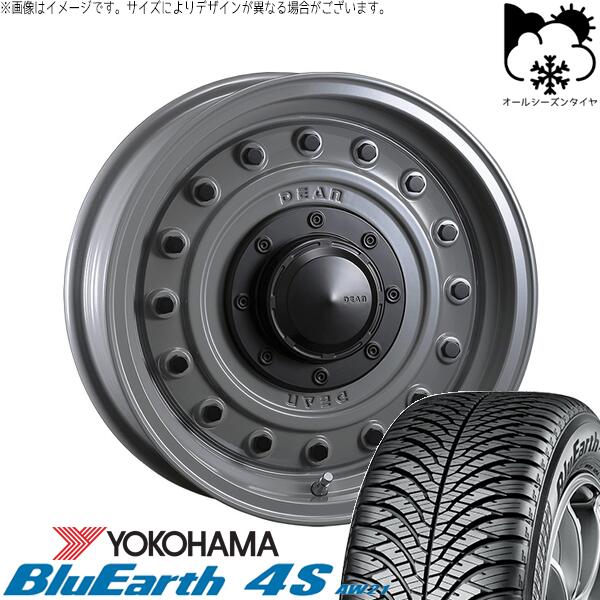 ヨコハマタイヤ ブルーアース4S AW21 215/70R16 ＋ ディーン コロラド スティールグレー 16インチ 5.5J +20 5H139.7P オールシーズン・ホイール4本セット。1枚目。
