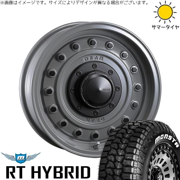 モンスタタイヤ RT ハイブリッド 215/65R16 ＋ ディーン コロラド スティールグレー 16インチ 6.5J +38 6H139.7P サマー・ホイール4本セット。1枚目。