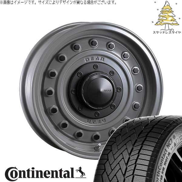 コンチネンタル ノースコンタクト セブン (NorthContact7) 205/55R16 ＋ ディーン コロラド スティールグレー 16インチ 7.0J +37 5H114.3P スタッドレス・ホイール4本セット。1枚目。