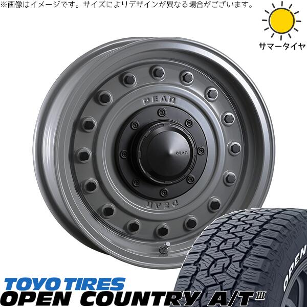 トーヨータイヤ オープンカントリー A/T3 175/80R16 ＋ ディーン コロラド スティールグレー 16インチ 5.5J +20 5H139.7P サマー・ホイール4本セット。1枚目。