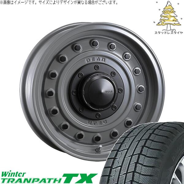 トーヨータイヤ ウィンタートランパス TX (WinterTRANPATH TX) 205/60R16 ＋ ディーン コロラド スティールグレー 16インチ 7.0J +37 5H114.3P スタッドレス・ホイール4本セット。1枚目。