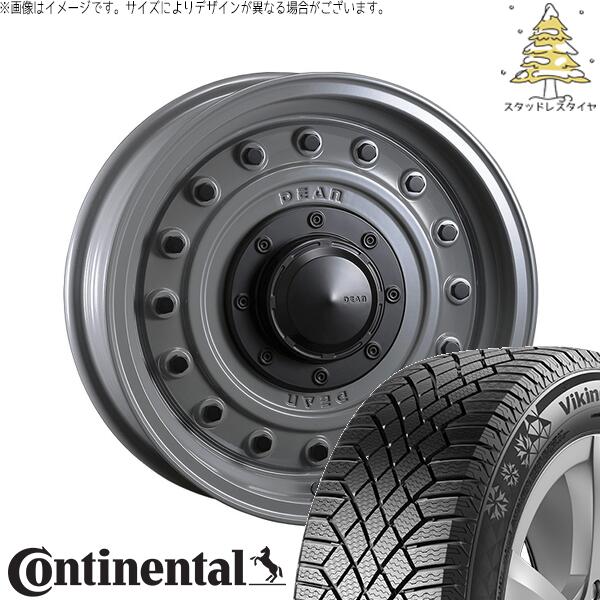コンチネンタル バイキングコンタクト セブン (VikingContact7) 215/70R16 ＋ ディーン コロラド スティールグレー 16インチ 7.0J +37 5H114.3P スタッドレス・ホイール4本セット。1枚目。