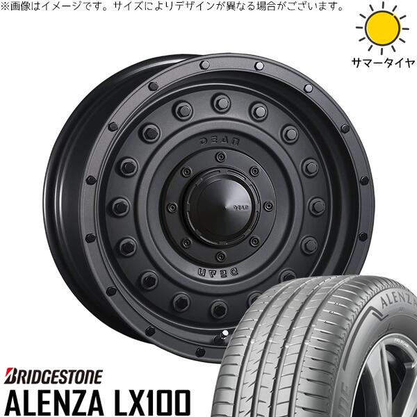 ブリヂストン アレンザ LX100 (ALENZA LX100) 265/70R17 ＋ ディーン コロラド マットチャコールブラック 17インチ 8J +20 6H139.7P サマー・ホイール4本セット。1枚目。