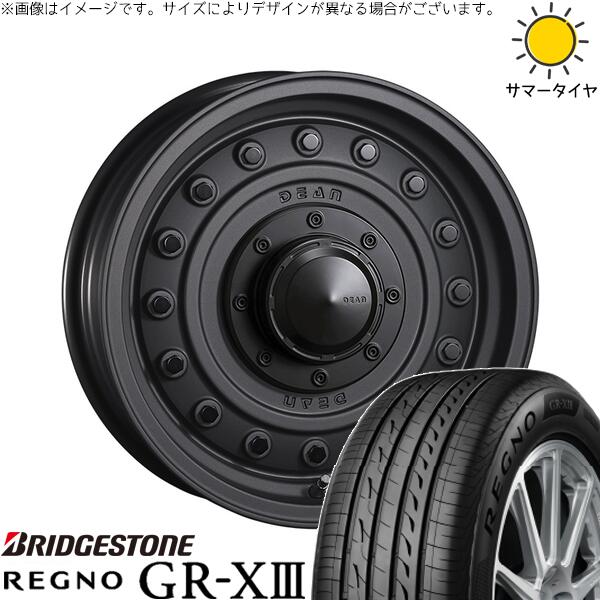 ブリヂストン レグノ GR-X3 165/55R15 ＋ ディーン コロラド マットチャコールブラック 15インチ 4.5J +43 4H100P サマー・ホイール4本セット。1枚目。