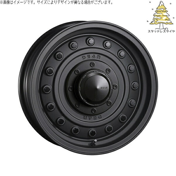 輸入スタッドレスタイヤ（銘柄指定不可） 205/60R16 ＋ ディーン コロラド マットチャコールブラック 16インチ 7.0J +37 5H114.3P ホイール4本セット。1枚目。
