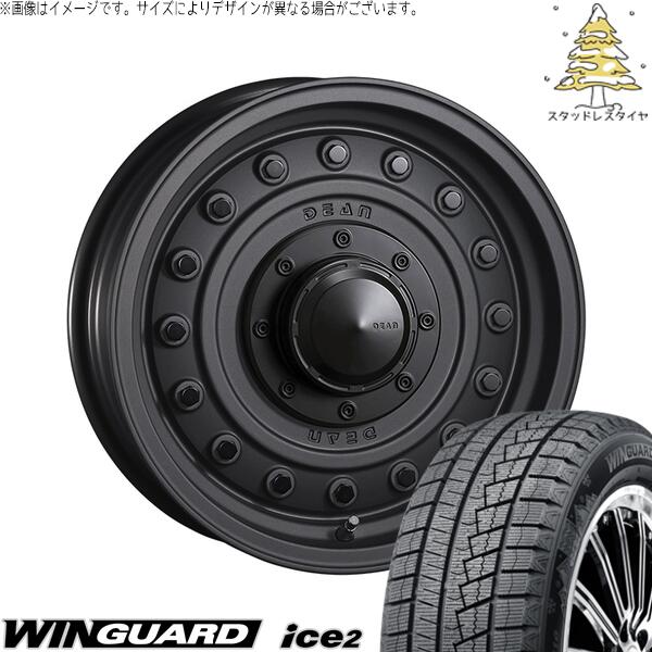 ネクセン ウィンガード アイス2 (WinGUARD ice2) 205/60R16 ＋ ディーン コロラド マットチャコールブラック 16インチ 7.0J +37 5H114.3P スタッドレス・ホイール4本セット。1枚目。