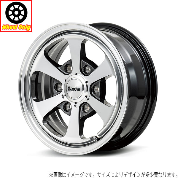ハイゼットジャンボ キャリー 12インチ アルミホイール 4穴100 | MIDホイール ガルシア ダラス6 4.00BB +42 4本セット