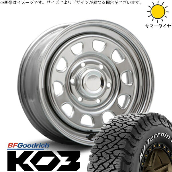 BFグッドリッチ オールテレーン T/A KO3 265/70R16 ＋ デイトナ SS クローム 16インチ 7J +38 6H139.7P サマー・ホイール4本セット。1枚目。