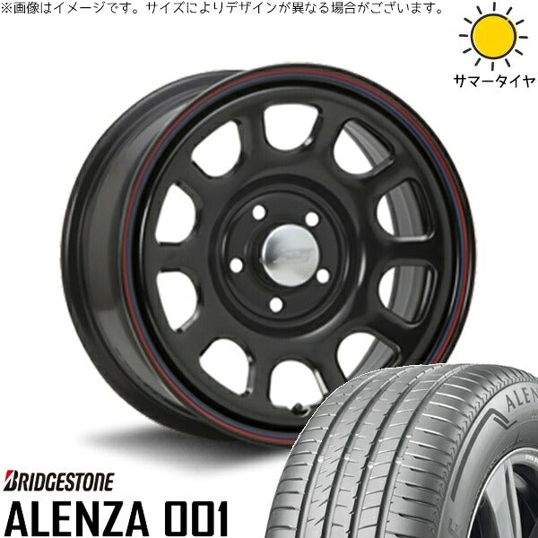 ブリヂストン アレンザ001 (ALENZA001) 215/65R16 ＋ デイトナ SS ブラック 16インチ 7J +35 5H114.3P サマー・ホイール4本セット。1枚目。