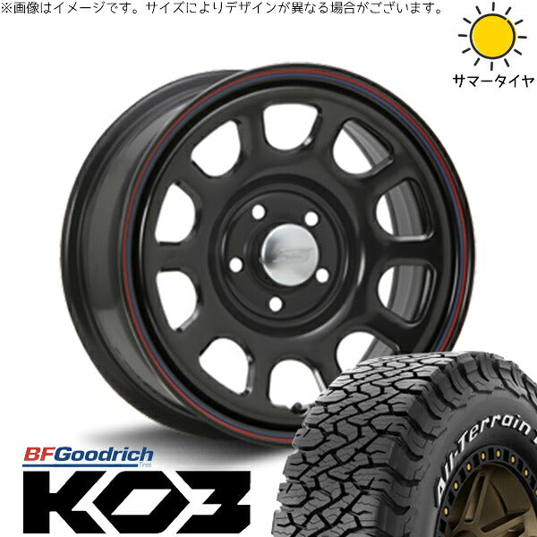 BFグッドリッチ オールテレーン T/A Ko3 (All-Terrain T/A Ko3) 215/65R16 ＋ デイトナ SS ブラック 16インチ 7J +35 5H114.3P オールシーズン・ホイール4本セット。1枚目。