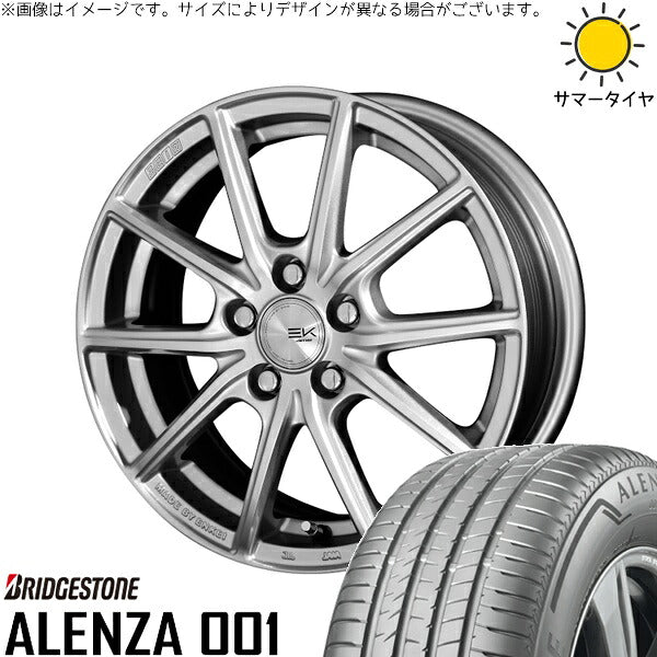ブリヂストン アレンザ001 (ALENZA001) 215/65R16 ＋ ザインEK シャインシルバー 16インチ 6.5J +45 5H114.3P サマー・ホイール4本セット。1枚目。