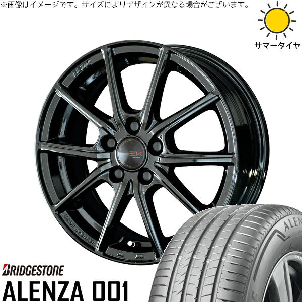 ブリヂストン アレンザ001 (ALENZA001) 215/65R16 ＋ ザインEK ソリッドブラック 16インチ 6.5J +45 5H114.3P サマー・ホイール4本セット。1枚目。