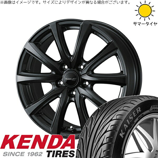 ケンダ カイザー KR20 215/55R17 ＋ エリシア ガンメタリック 17インチ 7J +48 5H100P サマー・ホイール4本セット。1枚目。