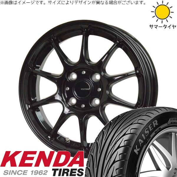 ケンダ カイザー KR20 165/45R16 ＋ Gスピード G07 メタリックブラック 16インチ 6J +43 4H100P サマー・ホイール4本セット。1枚目。
