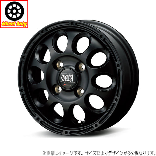 エブリィバン NVAN 12インチ アルミホイール 4穴100 | MIDホイール ガイアクロス 4.00BB +42 4本セット