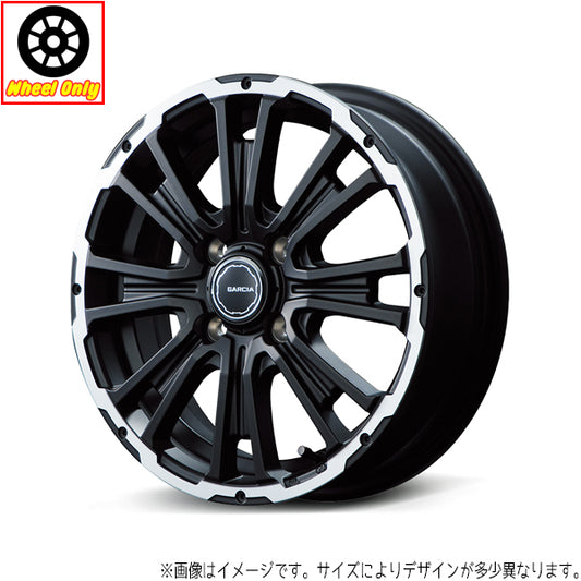 エブリィバン NVAN 12インチ アルミホイール 4穴100 | MIDホイール ガルシア リボルバーKC 4.00BB +42 1本