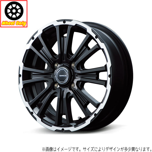ハイゼット キャリー 12インチ アルミホイール 4穴100 | MIDホイール ガルシア リボルバーKC 4.00BB +42 4本セット