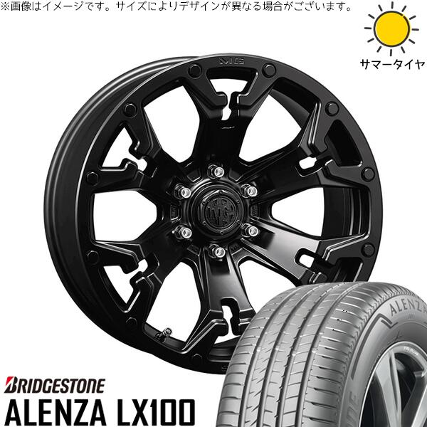 ブリヂストン アレンザ LX100 265/55R20 ＋ マーテルギア ゴーレム マットブラック 20インチ 9J +55 6H139.7P サマー・ホイール4本セット。1枚目。