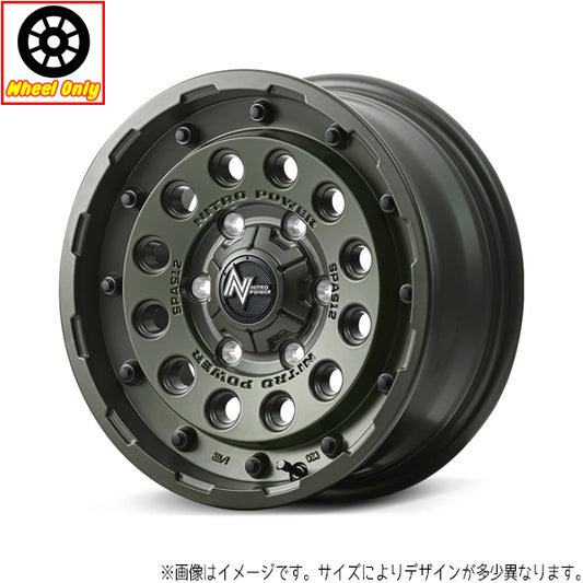 NBOX タント 15インチ アルミホイール 4穴100 | MID ナイトロパワー H12 ショットガン 5J +45 4本セット