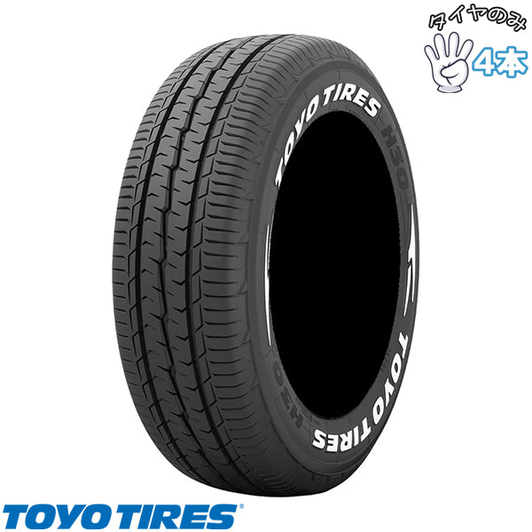 ハイエース 215/65R16 109/107 サマータイヤ 16インチ トーヨータイヤ H30 ホワイトレター 4本セット 正規品