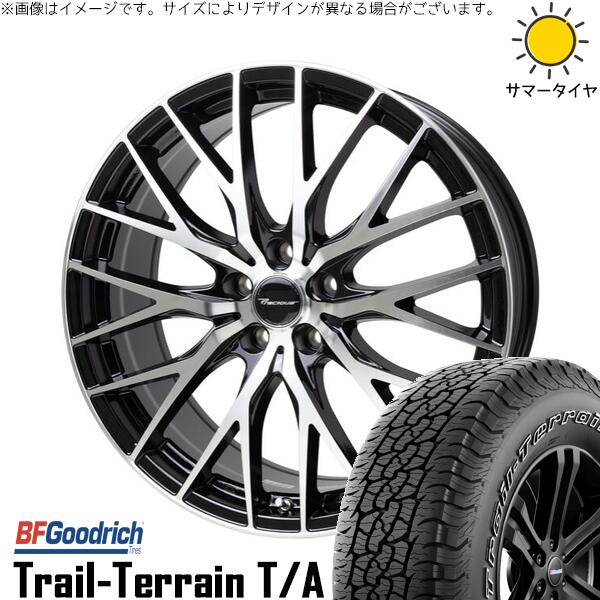BFグッドリッチ トレイルテレーン T/A 225/55R18 ＋ プレシャス HM-1 V-2 メタリックブラックポリッシュ 18インチ 8J +42 5H114.3P サマー・ホイール4本セット。1枚目。