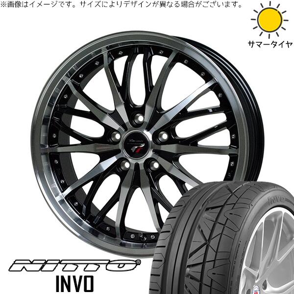 ニットー インボ 245/30R20 ＋ プレシャス HM-3 メタリックブラックポリッシュ 20インチ 8.5J +42 5H114.3P サマー・ホイール4本セット。1枚目。