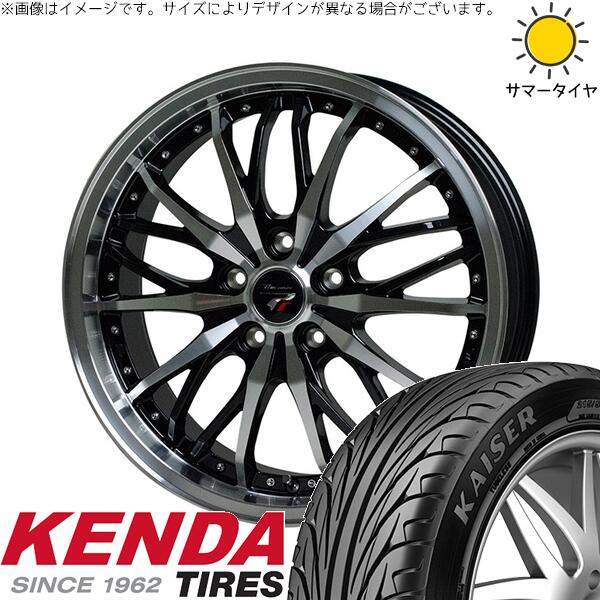 ケンダ カイザー KR20 215/45R17 ＋ プレシャス HM-3 メタリックブラックポリッシュ 17インチ 6.5J +53 5H114.3P サマー・ホイール4本セット。1枚目。