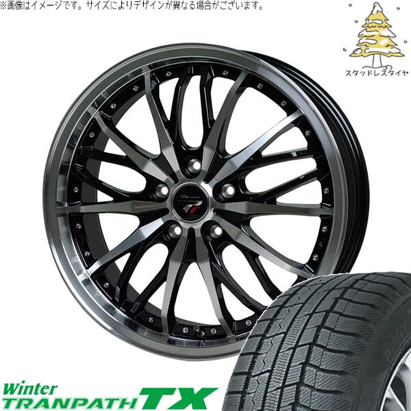 トーヨータイヤ ウィンタートランパス TX 235/60R18 ＋ プレシャス HM-3 メタリックブラックポリッシュ 18インチ 8J +42 5H114.3P スタッドレス・ホイール4本セット。1枚目。