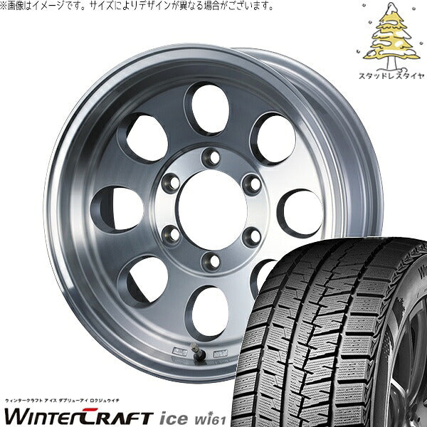 クムホ ウィンタークラフト アイス Wi61 215/65R16 ＋ ジムライン タイプ2 ポリッシュ 16インチ 7J +38 5H114.3P スタッドレス・ホイール4本セット。1枚目。