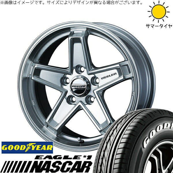 グッドイヤー イーグル ナスカー 215/60R17 ＋ キーラータクティクス ハイパーシルバー 17インチ 7J +38 5H114.3P サマー・ホイール4本セット。1枚目。