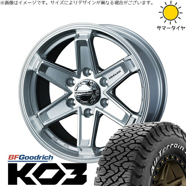 BFグッドリッチ オールテレーン T/A Ko3 (All-Terrain T/A Ko3) 215/70R16 ＋ キーラータクティクス ハイパーシルバー 16インチ 6.5J +38 6H139.7P オールシーズン・ホイール4本セット。1枚目。