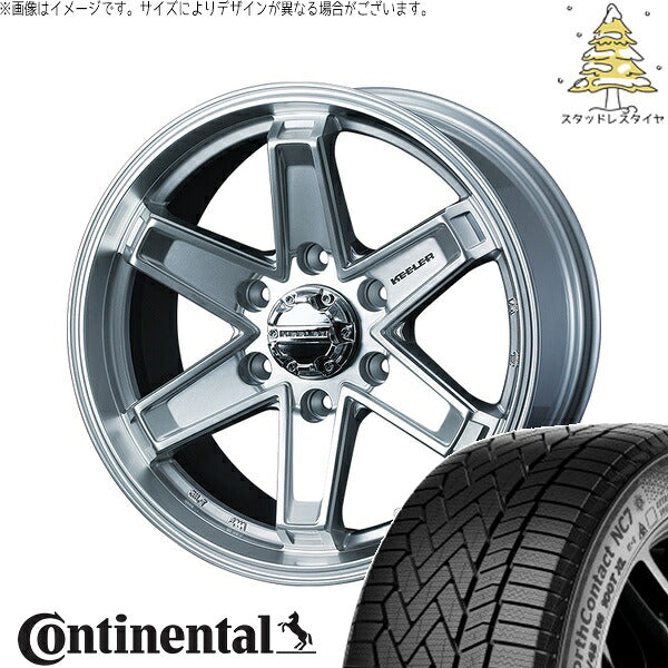 コンチネンタル ノースコンタクト セブン (NorthContact7) 215/65R16 ＋ キーラータクティクス ハイパーシルバー 16インチ 6.5J +38 6H139.7P スタッドレス・ホイール4本セット。1枚目。