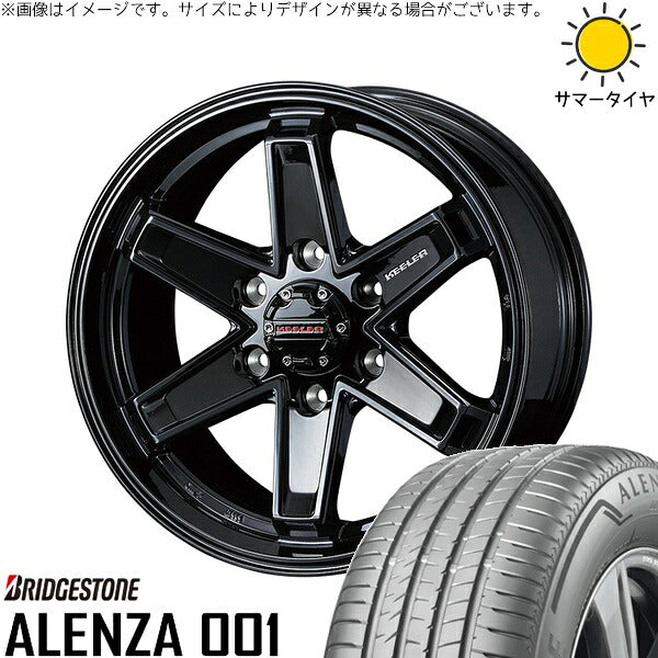 ブリヂストン アレンザ001 (ALENZA001) 265/70R17 ＋ キーラータクティクス グロスブラック 17インチ 8J +25 6H139.7P サマー・ホイール4本セット。1枚目。