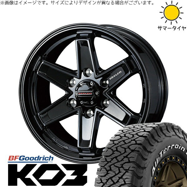 BFグッドリッチ オールテレーン T/A Ko3 (All-Terrain T/A Ko3) 265/65R17 ＋ キーラータクティクス グロスブラック 17インチ 8J +25 6H139.7P オールシーズン・ホイール4本セット。1枚目。