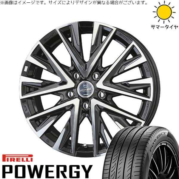 ピレリ パワジー 205/60R16 ＋ スマック レジーナ サファイアブラックポリッシュ 16インチ 6.5J +45 5H114.3P サマー・ホイール4本セット。1枚目。