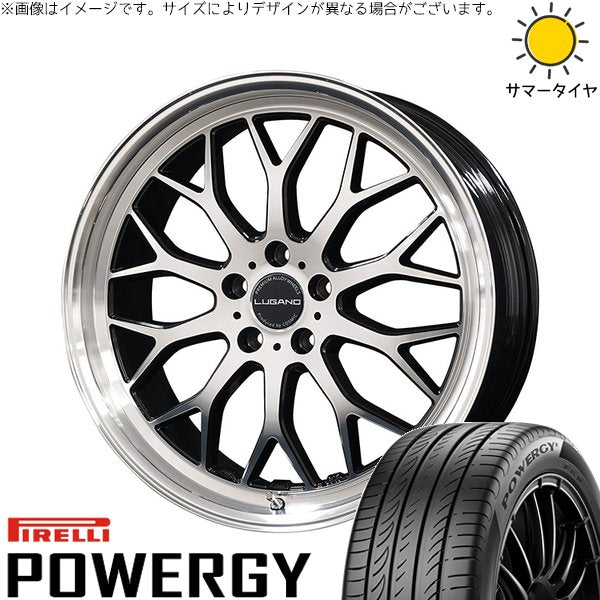ピレリ パワジー 235/60R18 ＋ ヴェネルディ ルガーノ ミラーカット/ブラックメタリック 18インチ 7.5J +40 5H114.3P サマー・ホイール4本セット。1枚目。