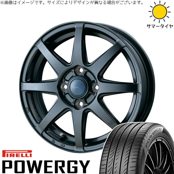 ピレリ パワジー 185/60R15 ＋ AZ sports LX-8 ダークグレーメタリック 15インチ 5.5J +50 4H100P サマー・ホイール4本セット。1枚目。