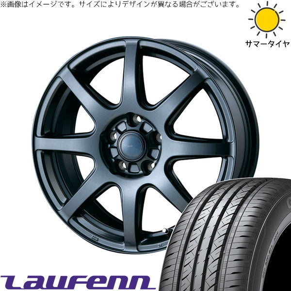 ラウフェン Gフィット AS01 LH42 185/65R15 ＋ AZ sports LX-8 ダークグレーメタリック 15インチ 6.0J +43 5H100P サマー・ホイール4本セット。1枚目。