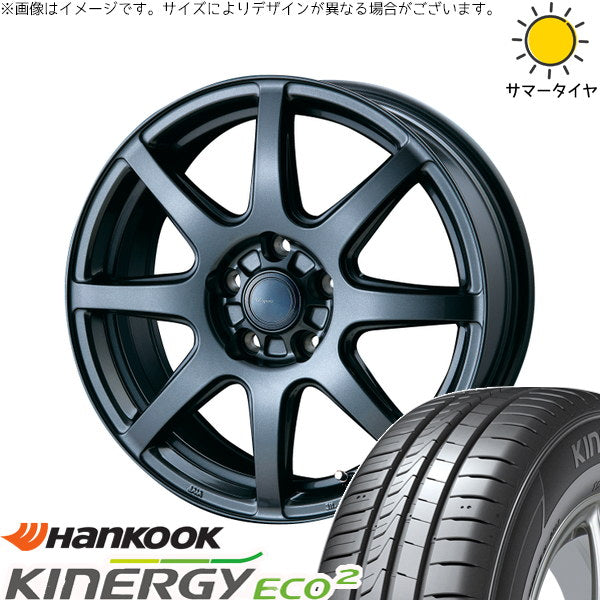 ハンコック キナジーエコ2 K435 185/65R15 ＋ AZ sports LX-8 ダークグレーメタリック 15インチ 6.0J +53 5H114.3P サマー・ホイール4本セット。1枚目。
