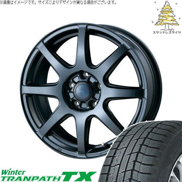 トーヨータイヤ ウィンタートランパス TX 235/55R18 ＋ AZ sports LX-8 ダークグレーメタリック 18インチ 7.5J +38 5H114.3P スタッドレス・ホイール4本セット。1枚目。