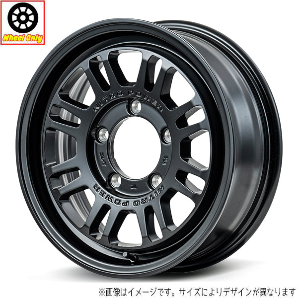 ジムニーシエラ JB74 JB43 16インチ アルミホイール 5穴139.7 | MID ナイトロパワー M16 アサルト 6J -5 1本
